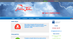 Desktop Screenshot of elektrotim.si
